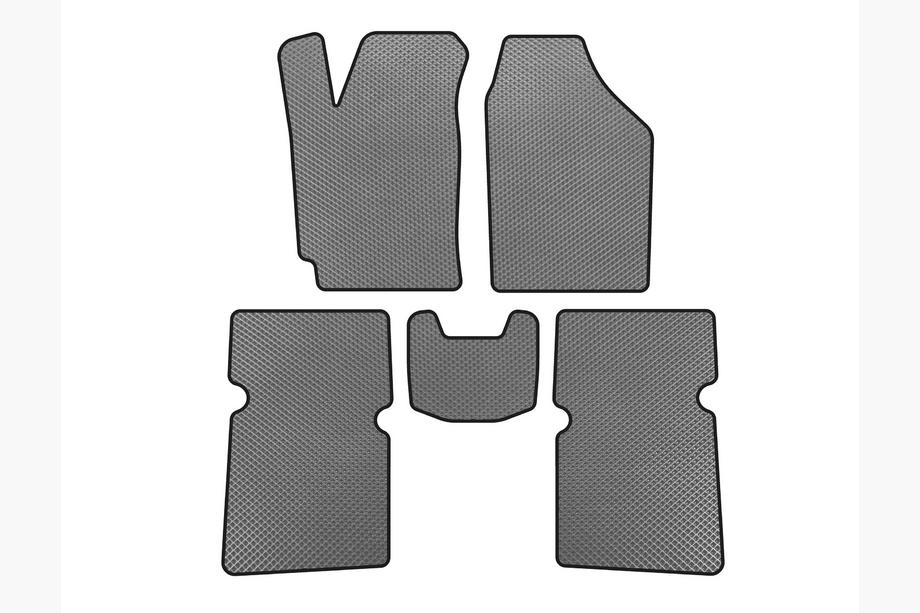 JAC J5 2011-2019 EVA Floor Mats (SD, Gray) Image