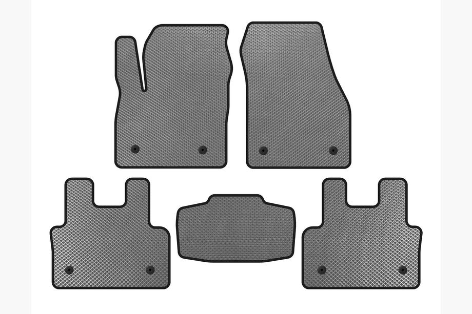 Jaguar E-Pace 2017-2024 EVA Floor Mats (Gray) Image