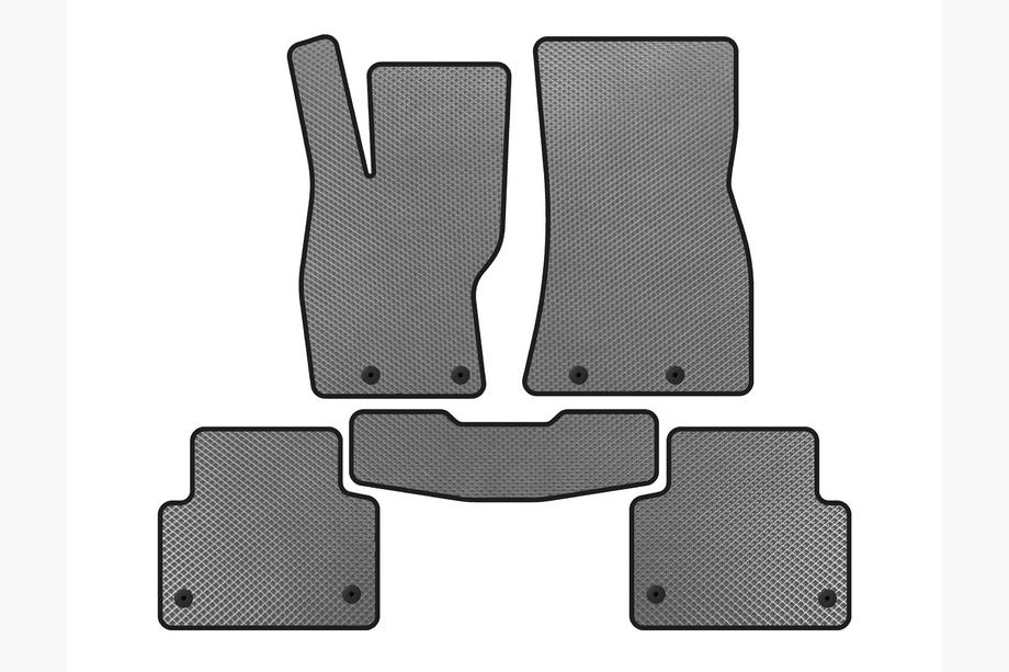 Jaguar XF 2009-2016 EVA Floor Mats (2011-2016, SD, Gray) Image