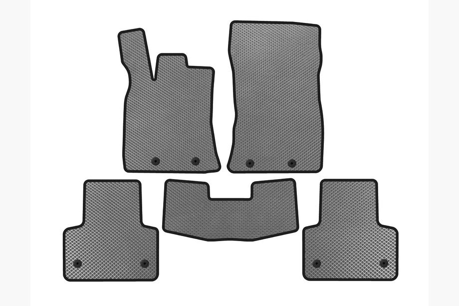 Jaguar XJ 2010- EVA Floor Mats (Short, Gray) Image
