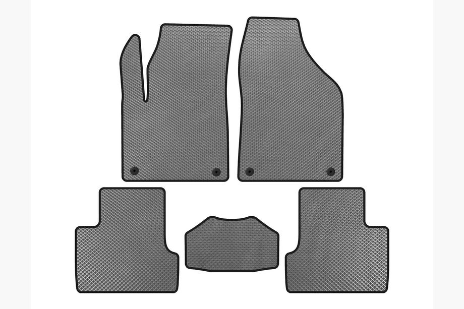 Jeep Cherokee KL 2013- EVA Floor Mats (2018+, Gray) Image