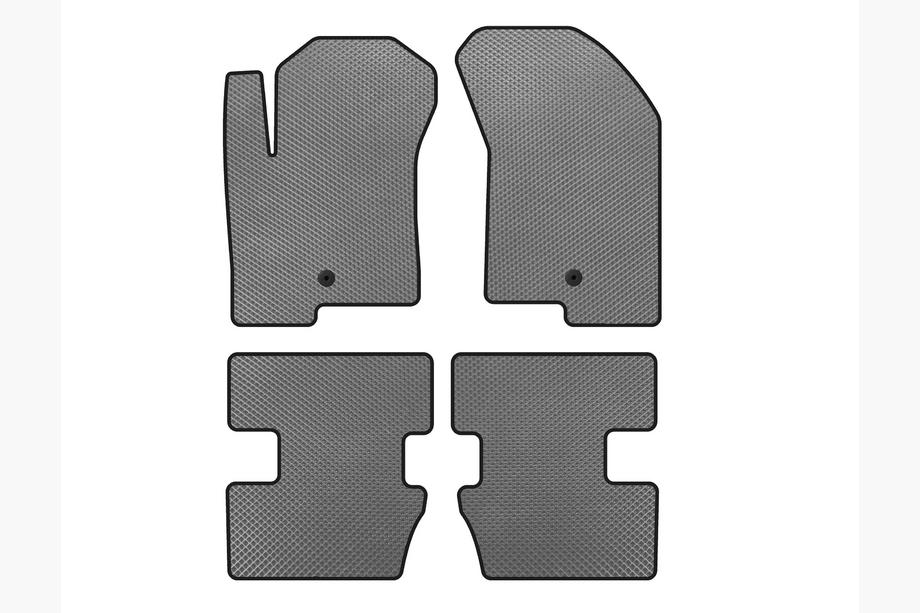 Jeep Compass 2006-2016 EVA Floor Mats (2006-2011, Gray) Image