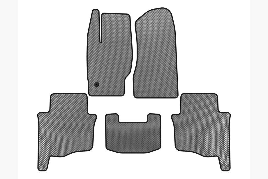 Jeep Grand Cherokee WK 2004-2010 EVA Floor Mats (Gray) Image