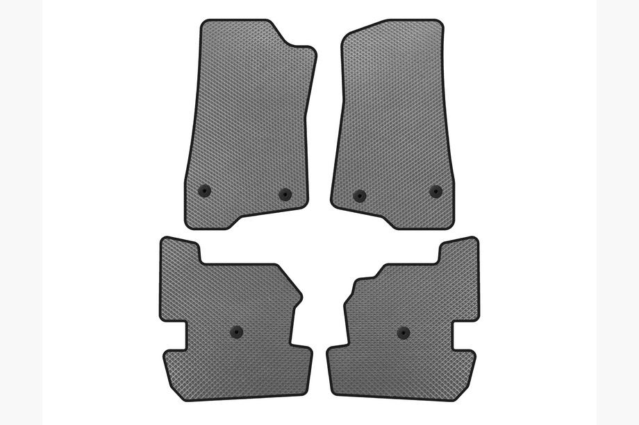 Jeep Wrangler 2018- EVA Floor Mats (Gray) Image