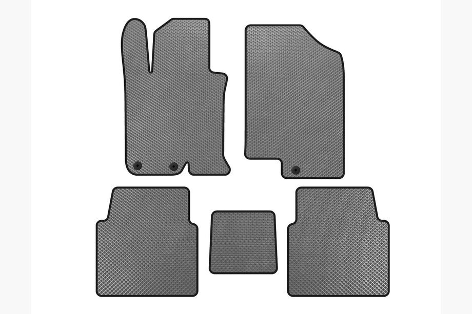 Kia Optima 2010-2016 EVA Floor Mats V-1 (SD, Gray) Image