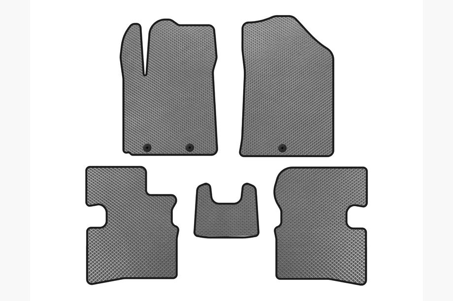Kia Picanto 2004-2011 EVA Floor Mats (2009-2011, HB, Gray) Image