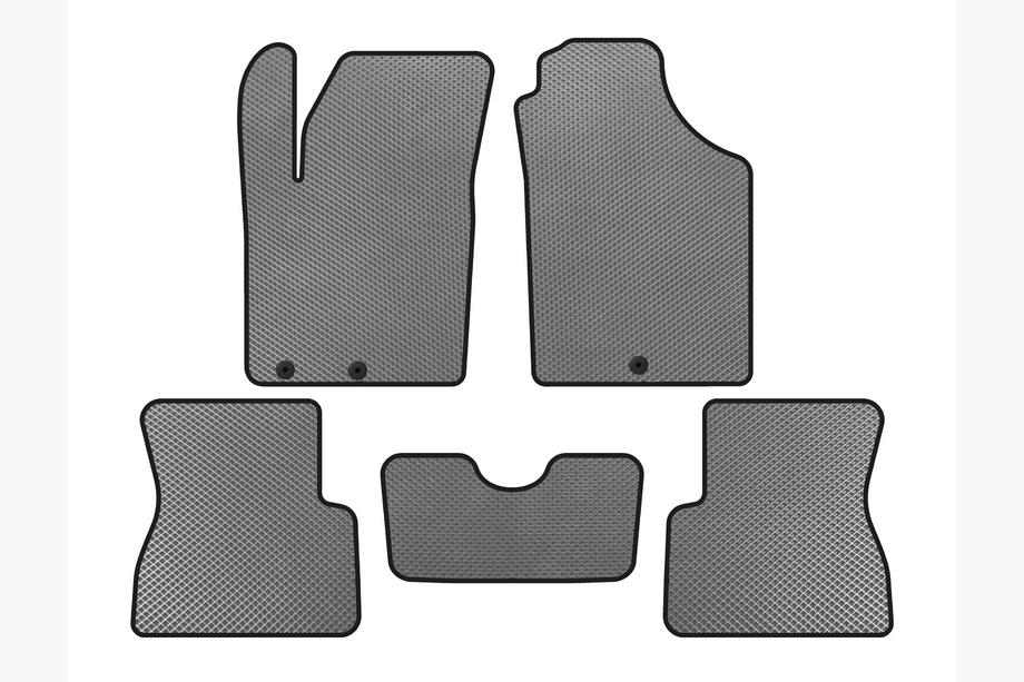 Kia Picanto 2011-2016 EVA Floor Mats (Gray) Image