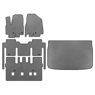 EVA Floor Mats (full interior, 8-seater, Gray)