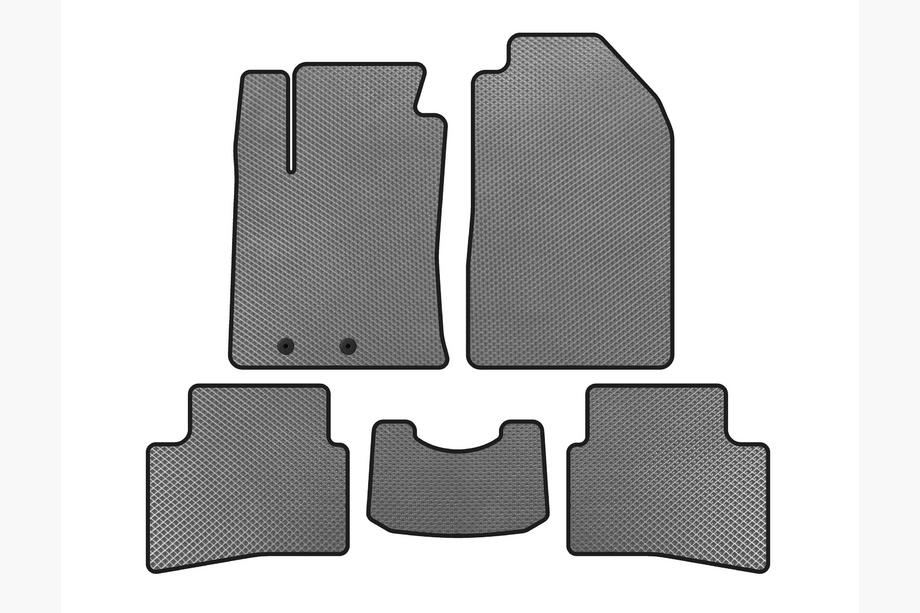 Kia Stonic 2017- EVA Floor Mats (2017-2019, Gray) Image