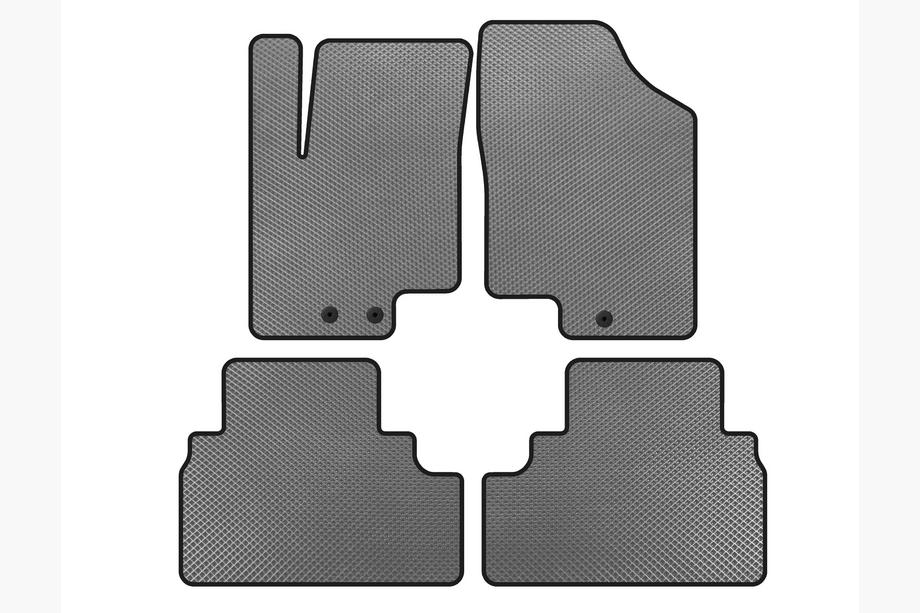 Kia Venga 2010-2019 EVA Floor Mats (Gray) Image