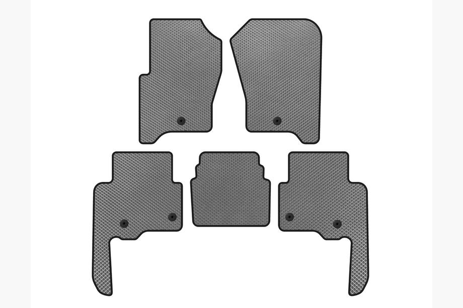 Land Rover Discovery IV 2009-2017 EVA Floor Mats V2 (Gray) Image