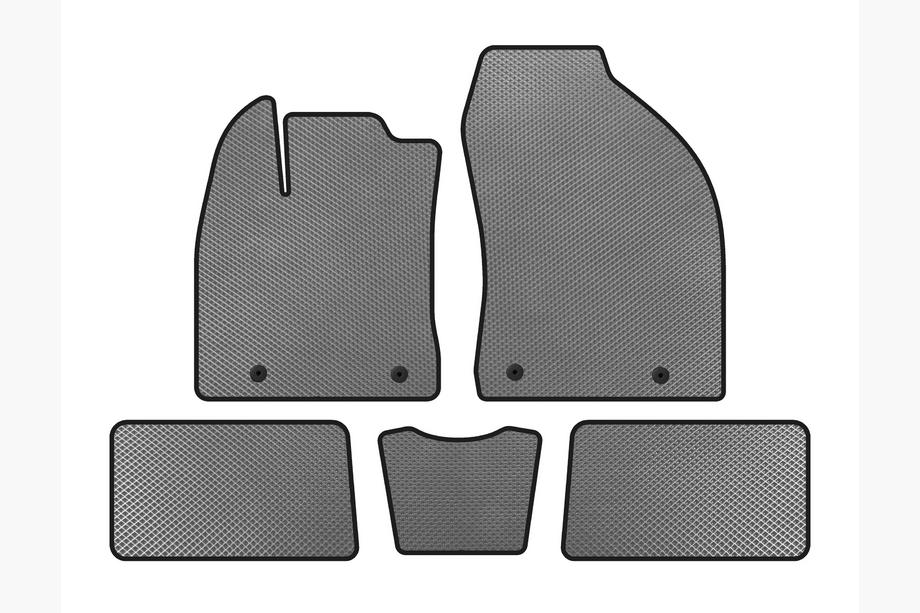 Lexus CT200H 2011-2022 EVA Floor Mats (HB, Hybrid, Gray) Image