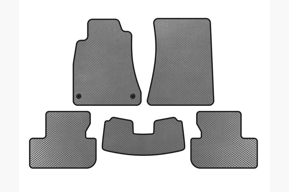 Lexus IS 2005-2013 EVA Floor Mats (SD, 2WD, Gray) Image
