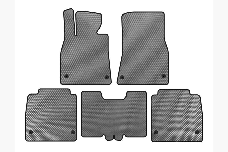 Lexus LS 2007-2017 EVA Floor Mats (2007-2010, SD, Long Wheelbase, Gray) Image