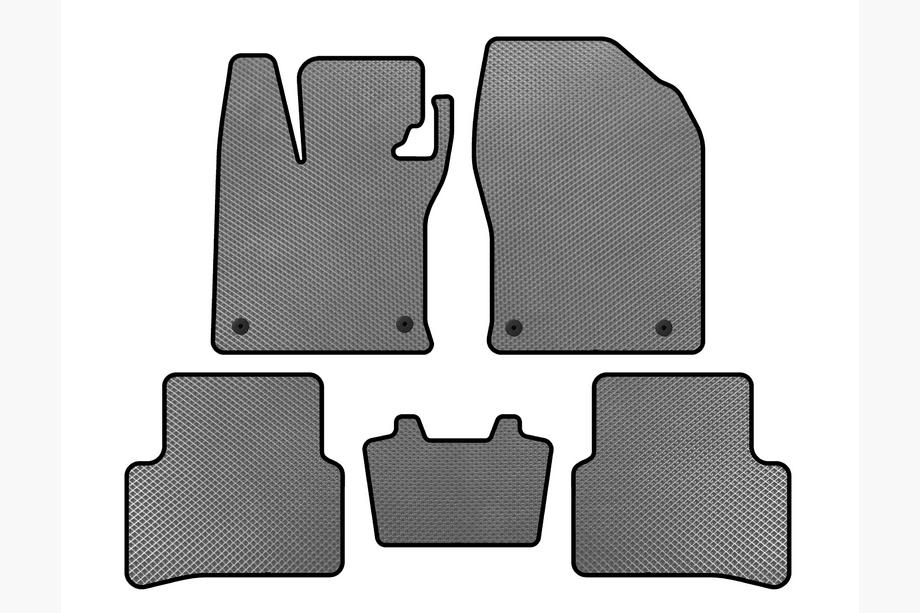 Lexus UX 2018- EVA Floor Mats (Hybrid, Gray) Image