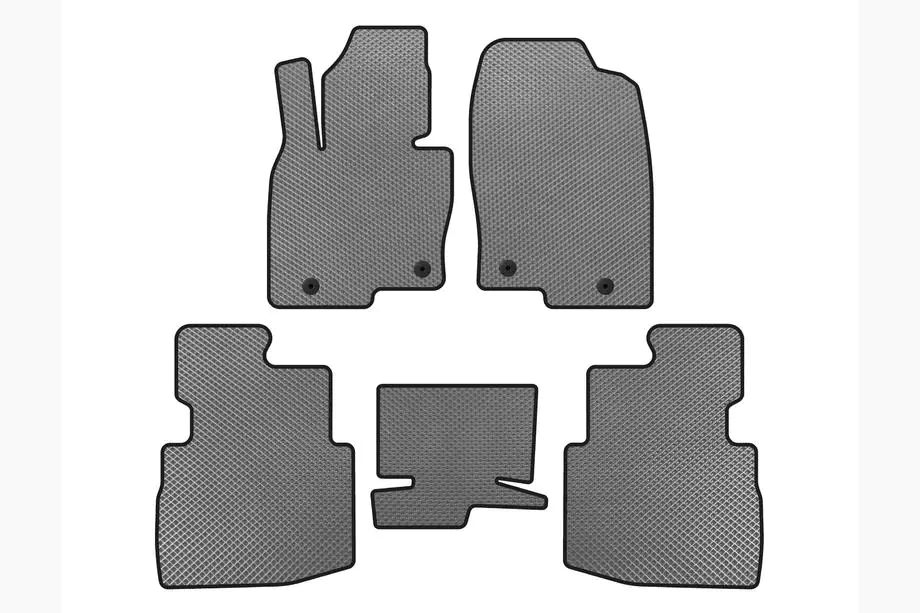 Mazda CX-9 2017- EVA Floor Mats (2 Rows, 7-Seater, Grey) Image