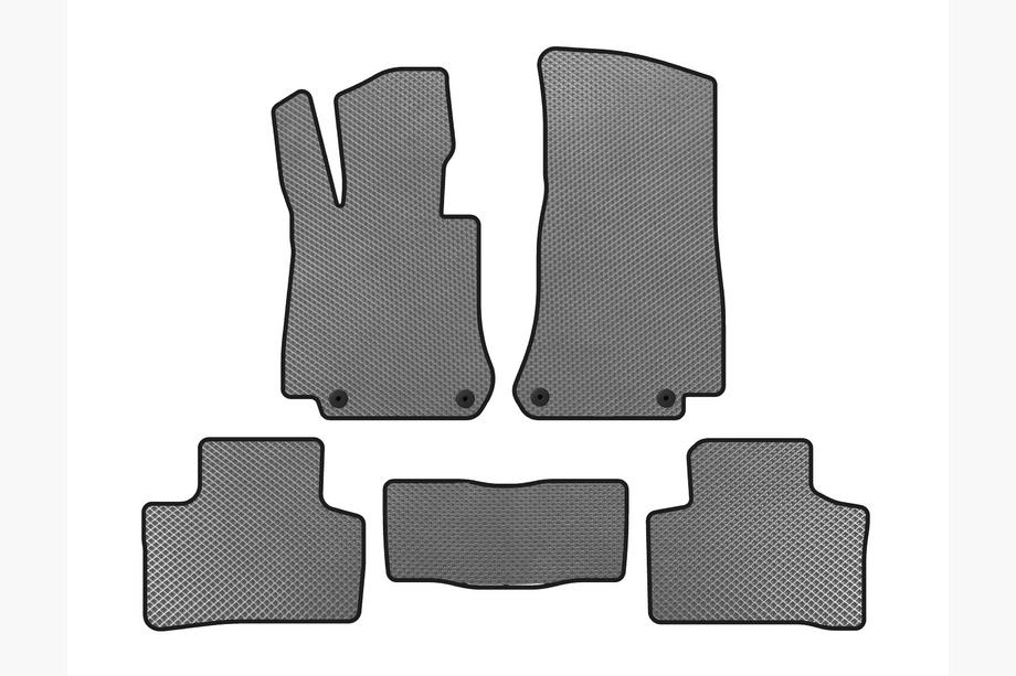 Mercedes EQC 2019-2023 EVA Floor Mats (Gray) Image