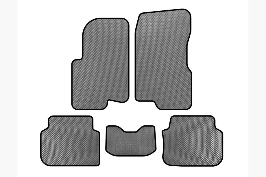 Smart 1998-2007 EVA Car Mats (2003-2007, Forfour, Grey) Image