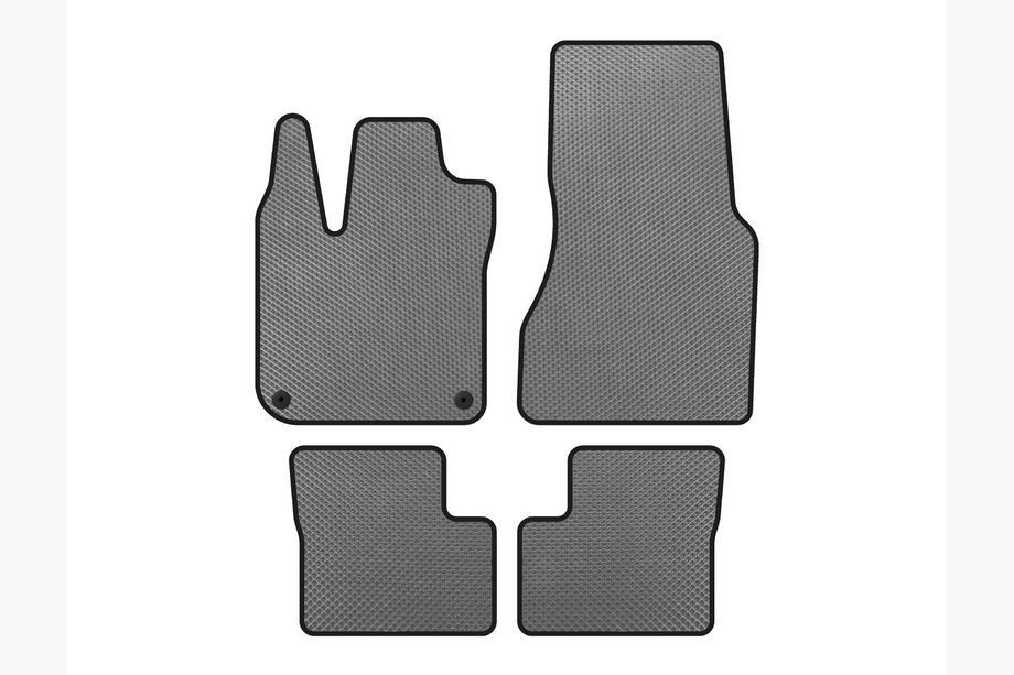 Smart 2014- EVA Floor Mats (HB, 5-Door, Gray) Image