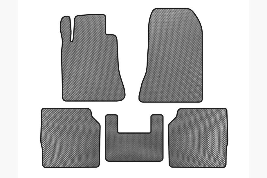 Mercedes S-class W140 1991-1998 EVA Floor Mats (SD, Long Wheelbase, Grey) Image