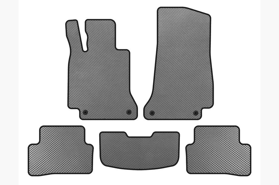 Mercedes C-class W205 2014-2021 EVA Floor Mats (SD, Gray) Image