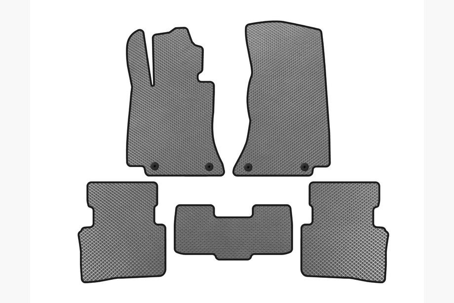 Mercedes C-class W206 2022- EVA Floor Mats (SD, Gray) Image