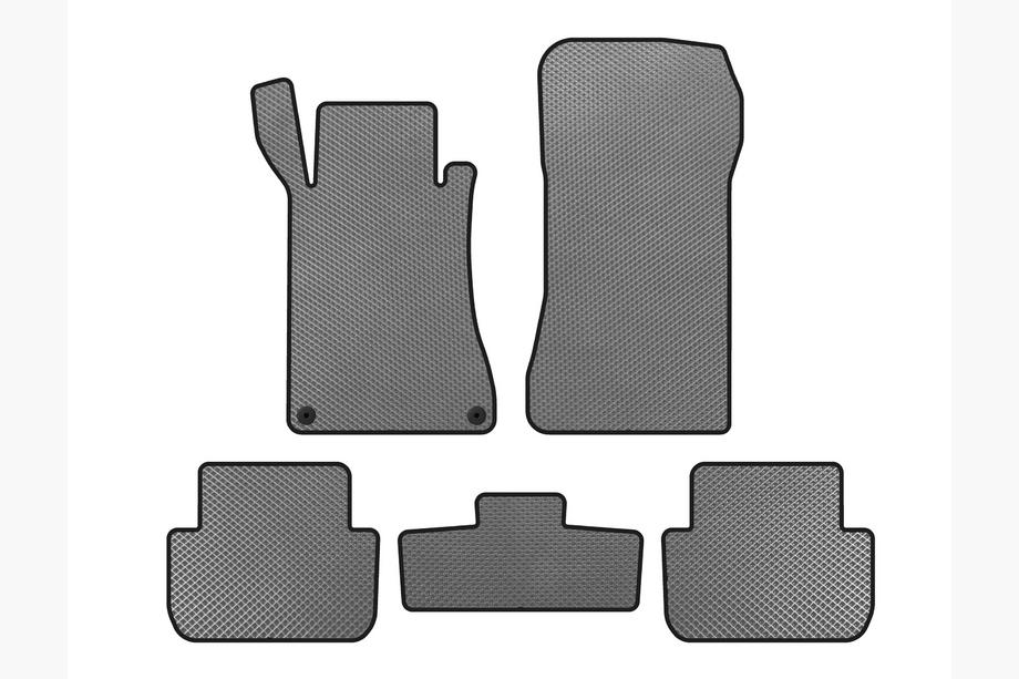 Mercedes CLK W209 2002-2010 EVA Floor Mats (Coupe, Gray) Image