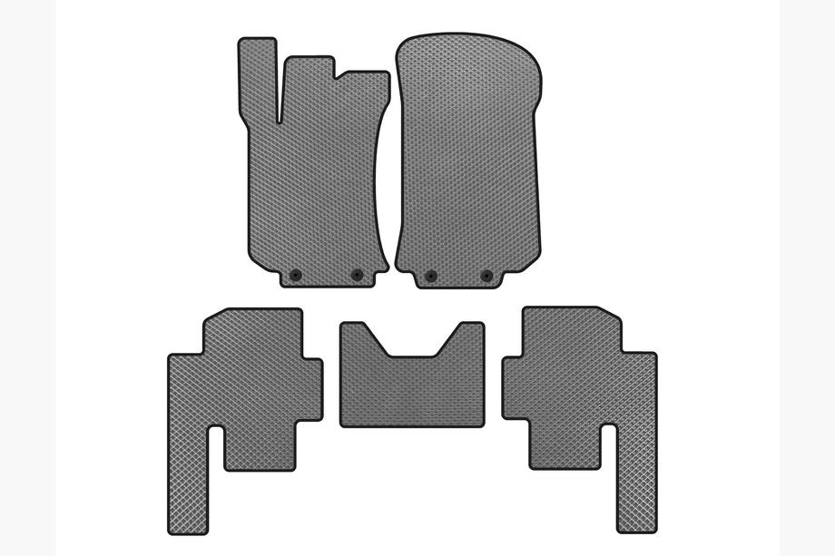Mercedes R-class W251 2005-2017 EVA Floor Mats (2 Rows, Gray) Image