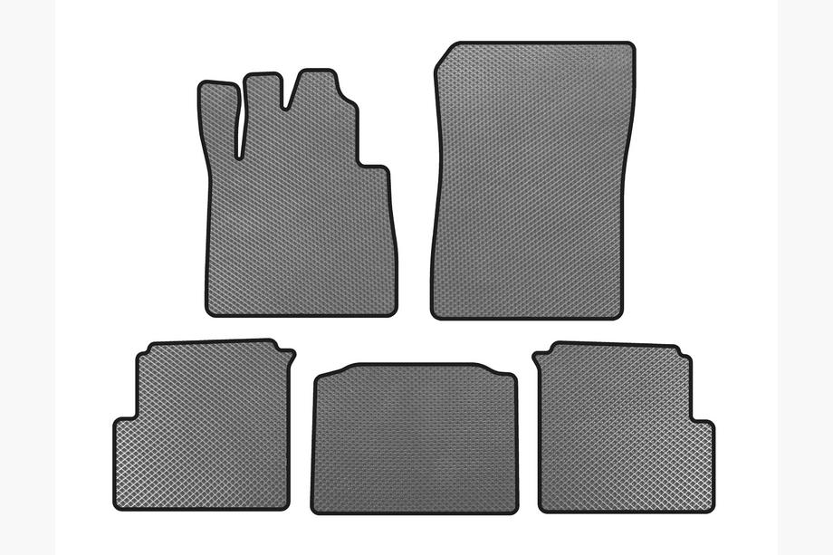 Mercedes G class W463 1990-2018 EVA Floor Mats (2012-2015, 5-Door, Gray) Image