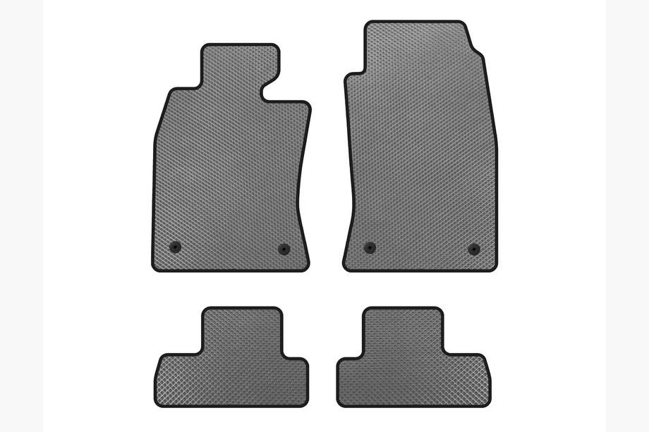 Mini Cooper R50/52/53 2000-2006 EVA Floor Mats (for R50, Gray) Image