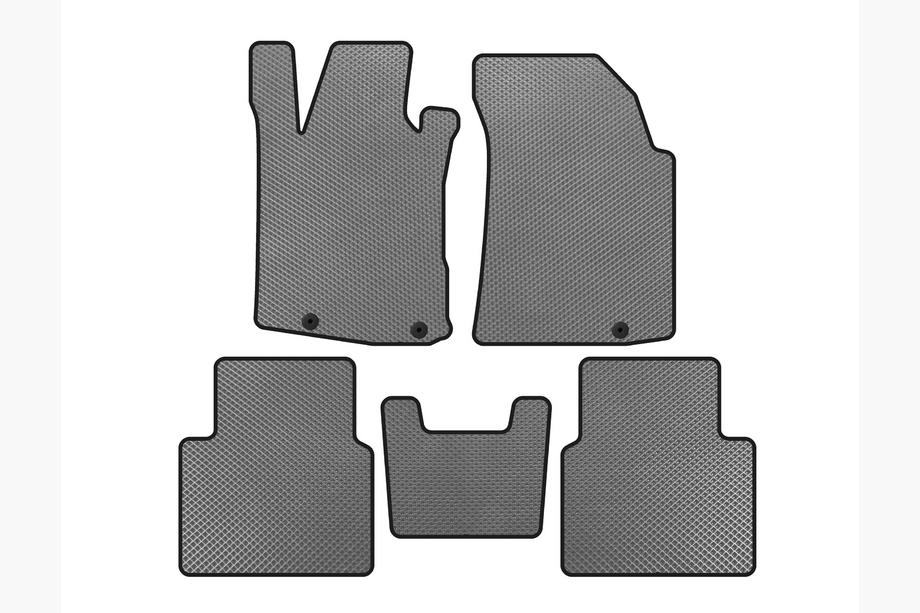 Nissan Maxima 2015-2023 EVA Floor Mats (SD, Gray) Image