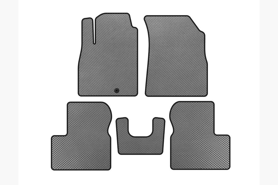 Nissan Micra K13 2011-2016 EVA Floor Mats (Gray) Image