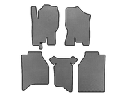 Nissan Navara 2006-2015 EVA floor mats (without storage compartments, grey) photo 1