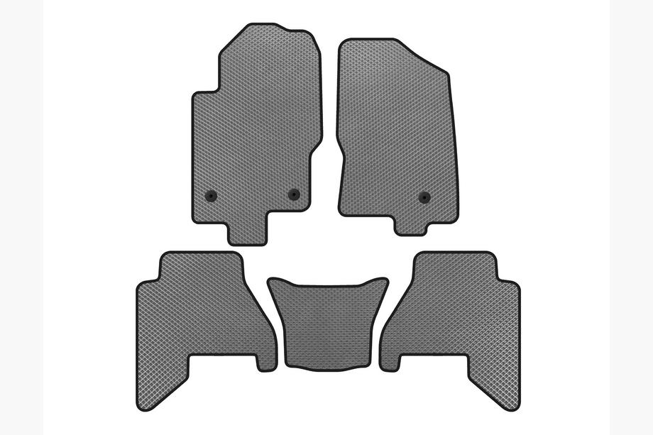 Nissan Pathfinder R51 2005-2014 EVA V2 Floor Mats (2 rows, Grey, 2010-2014) Image