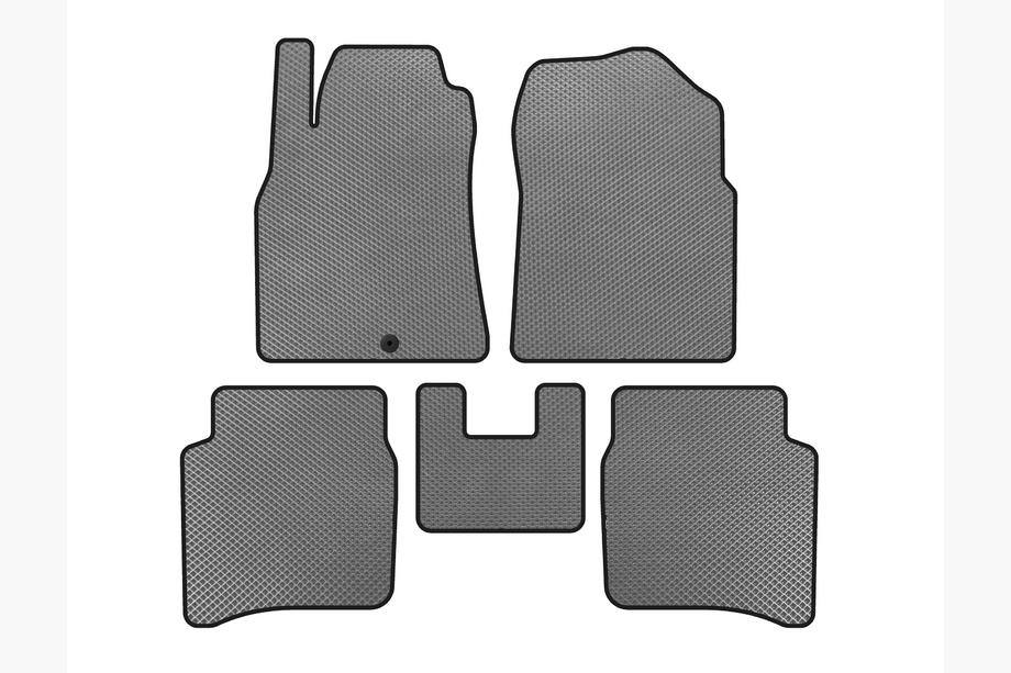Nissan Primera P12 2002–2007 EVA Floor Mats (SD, Gray) Image