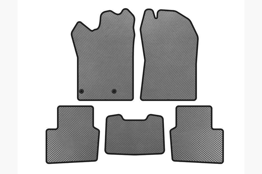 Nissan Qashqai 2021- EVA Floor Mats (Hybrid, Gray) Image