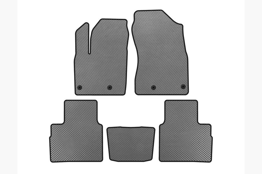 Nissan X-trail T33/Rogue 2022- EVA Floor Mats (5-Seater, Gray) Image