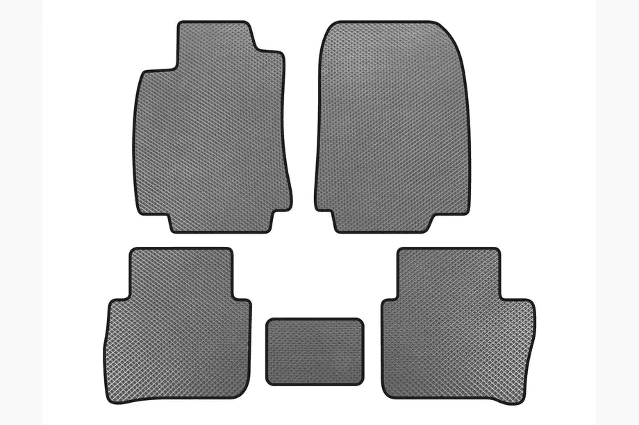 Nissan Tiida 2011-2014 EVA Floor Mats (HB, Gray) Image