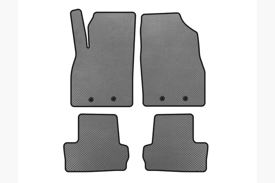 Opel Ampera 2011-2016 EVA Floor Mats (LB, Hybrid, Gray) Image