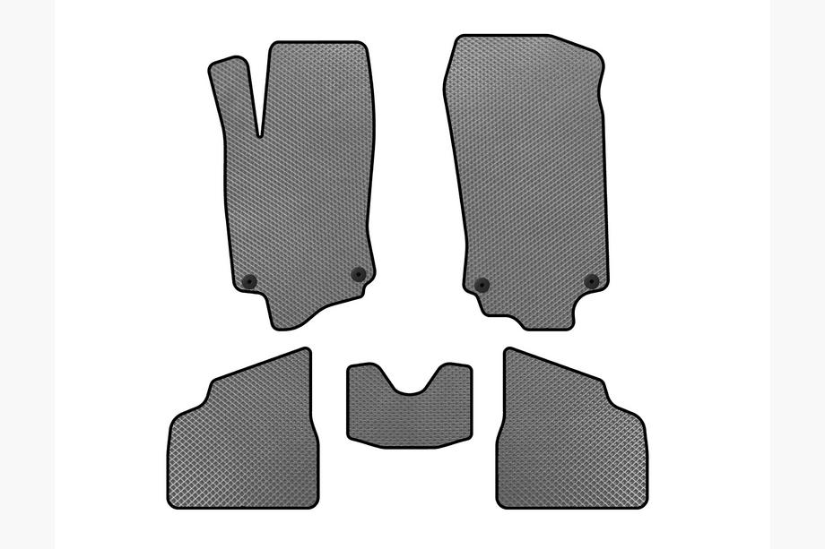 Opel Corsa C 2000-2006 EVA Floor Mats (Gray) Image