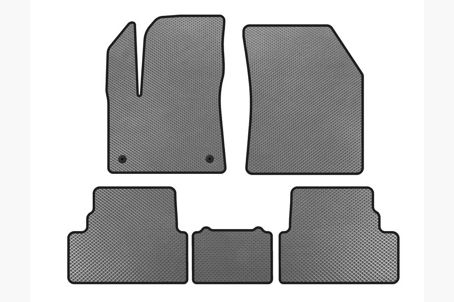 Opel Grandland X 2017- EVA Floor Mats (2017-2021, Gray) Image
