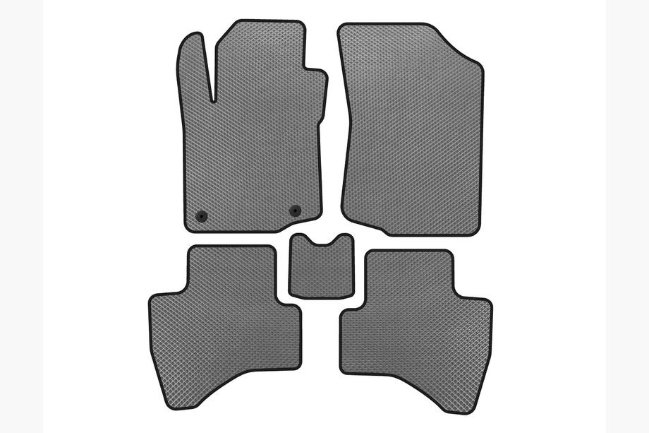 Peugeot 107 2005-2014 EVA Floor Mats (HB, Gray) Image