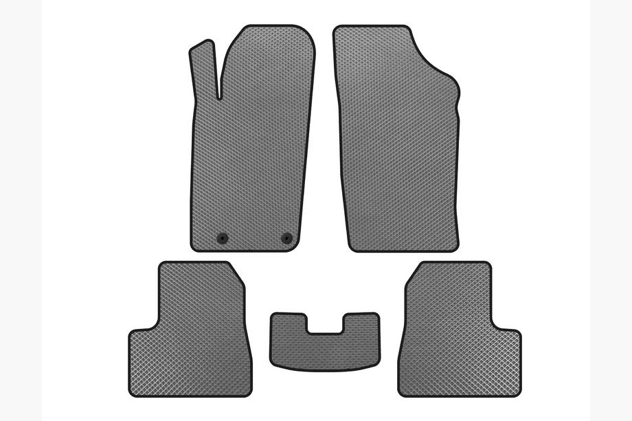 Peugeot 206 1998-2024 EVA Floor Mats (2009-2013, Gray) Image