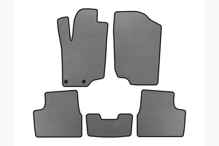 Peugeot 207 2006–2014 EVA Floor Mats (HB, 5-Door, Gray) Image