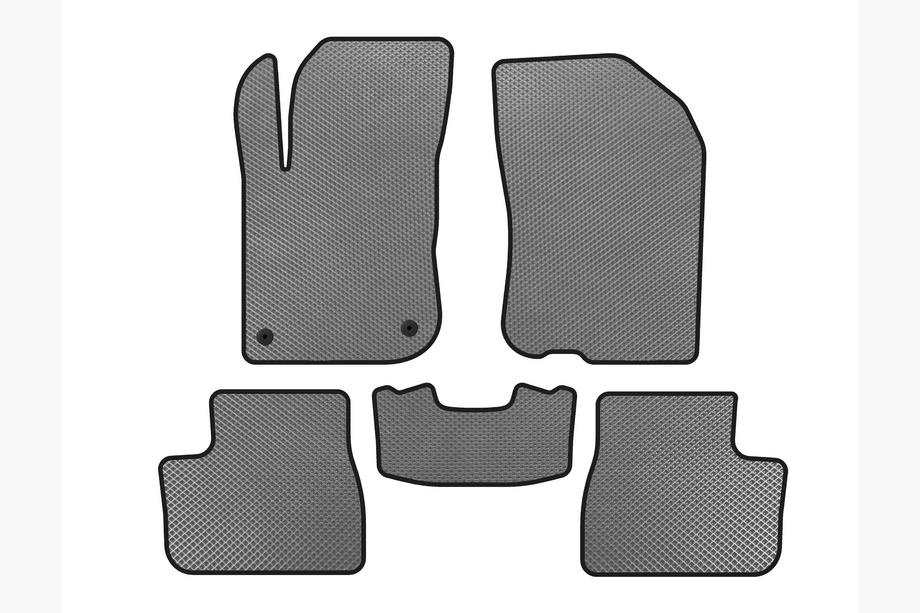Peugeot 208 2012-2019 EVA Floor Mats (Gray) Image