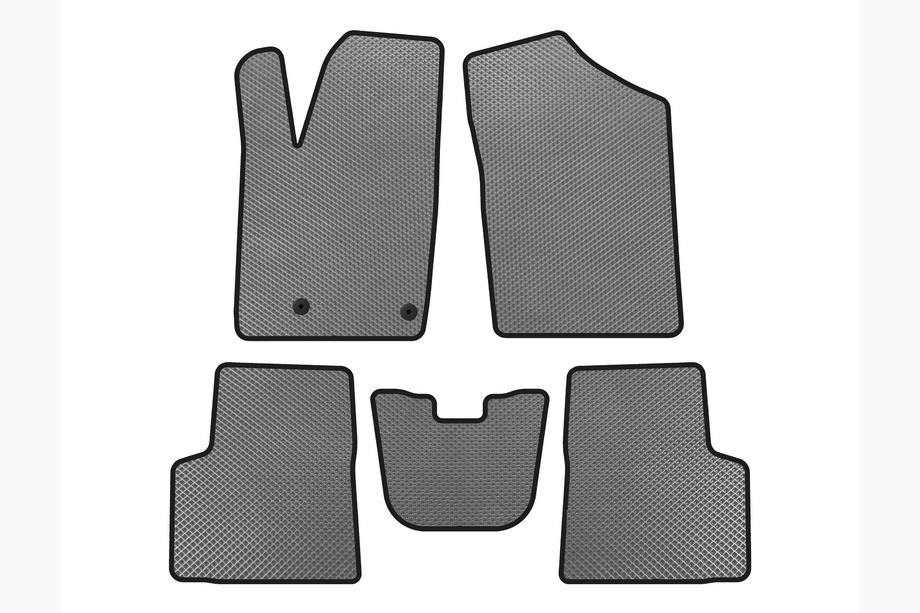 Peugeot Partner 1996-2008 EVA Floor Mats (Gray) Image