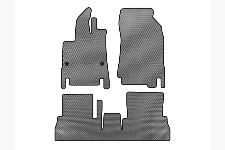 Peugeot Partner/Rifter 2019- EVA Floor Mats (7-Seater/Long Wheelbase, Gray) Image
