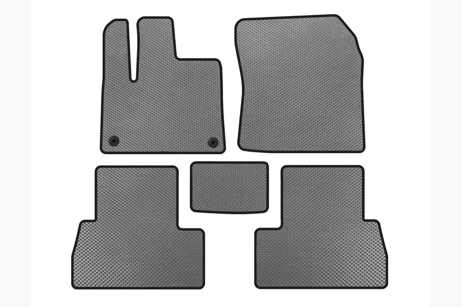 Peugeot Partner/Rifter 2019- EVA Floor Mats (Long Wheelbase, Gray) Image