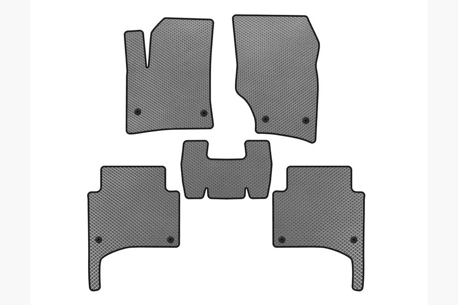 Porsche Cayenne 2003–2010 EVA Floor Mats (Gray) Image