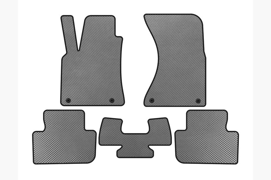 Porsche Macan 2014-2024 EVA Floor Mats (2014-2018, Gray) Image